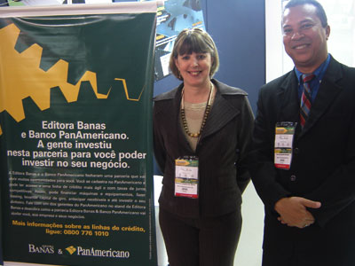 Marlene e Enio, do Banco PanAmericano 